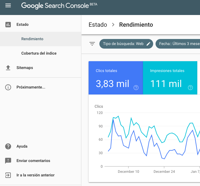 Search Console: free tool to discover 404